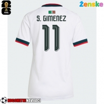 Ženske Nogometnih dresov Mehika Santiago Gimenez #11 Gostujoči SP 2026 Kratki rokavi